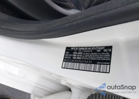 2018 Mercedes-Benz Cla 250 из США, поврежденный, VIN WDDSJ4EBXJN676439